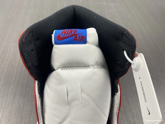 MaikeSneakers Air Origin Jordan High 1 Retro 555088-602 OG Story 0803